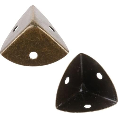 Metal Corner Protector Suitcase Bronze Cabinets Edge Safety Guard for Box Shelf LX9F