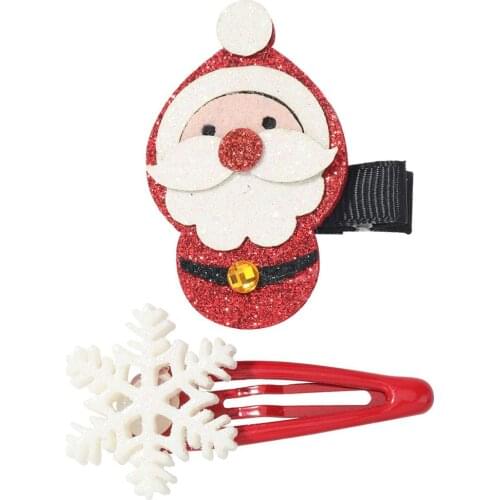 Christmas Gift Hairpin Children Hair Accessories Holiday Gift Princess Christmas Hairpin Girl Hair Jewelry