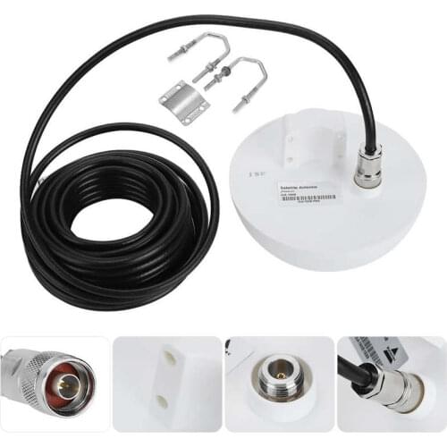 ISA190 Satellite Antenna Marine Automobile Fixed Mast Aerial for Iridium 9500 9505 9505A 9555 9575 ABS Satellite Antenna