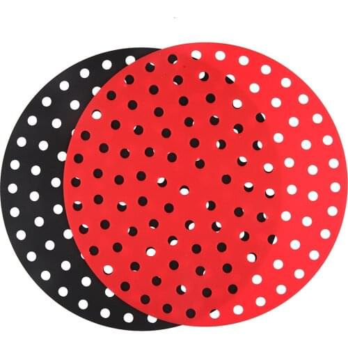 Big Size Silicone Accessories Air Fryer Mold Non-stick Durable Pad Scale Place Mat Kitchenware Reusable Square Air Fryer Tools