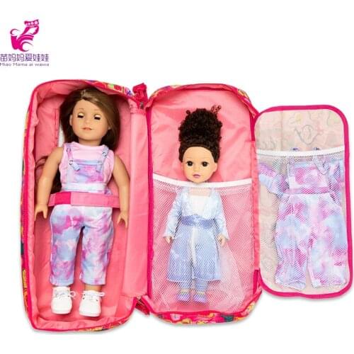 Doll Out Carring Bag Doll Accessories for Baby Doll 18 Inch Doll Backpack Collection Bag