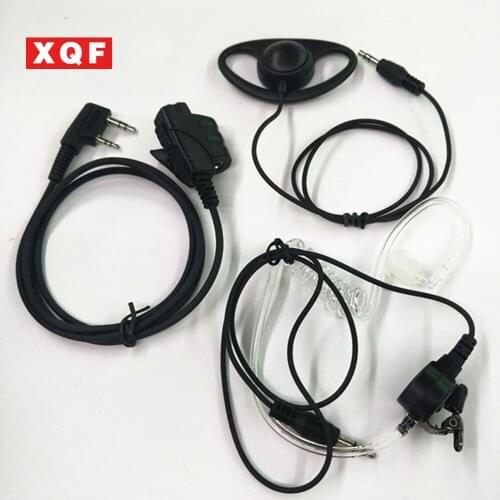 XQF Dual Use Headset Earpiece PTT Mic for BaoFeng UV-5R UV-6R BF-F8HP UV-B5 TYT TH-UV8000D WouXUN KG-UV8D Walkie Talkie