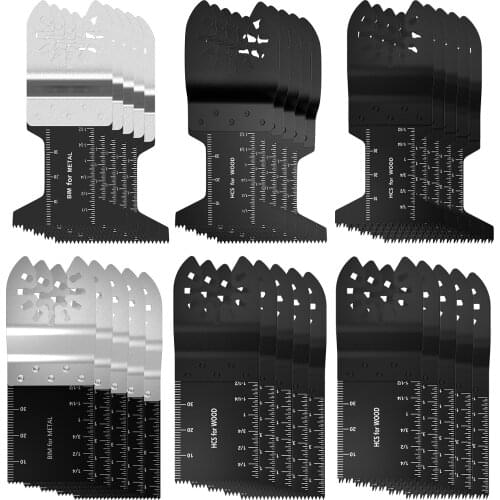 10-31pcs Oscillating Multi Tool Saw Blade for Fein Bosch Multimaster Makita Bosch Cutting Wood Tools for Renovator Power Blades