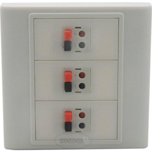 3.0 banana sound box speaker home theater wall plate