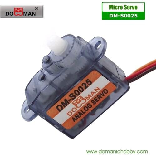 4pcs/lot DM-S0025 DOMAN RC 2.5g micro digital rc servo