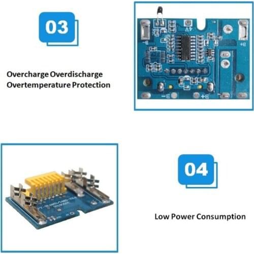 18V Battery Chip PCB Board Replacement for Makita BL1830 BL1840 BL1850 BL1860 E7CB