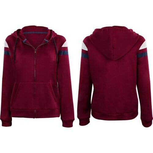 Anime Wanda Vision-Scarlet Witch Hoodie Cosplay Costume Zip Up Jacket Coat Halloween Carnival Suit