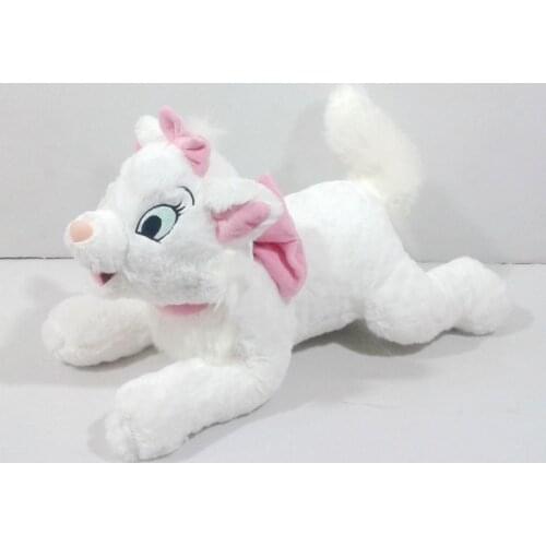 DISNEY The Aristocats Lovely Marie Cat Stuffed Plush Toys Kawaii Marie Cat Standing Plush Dolls Gifts for Children Girls