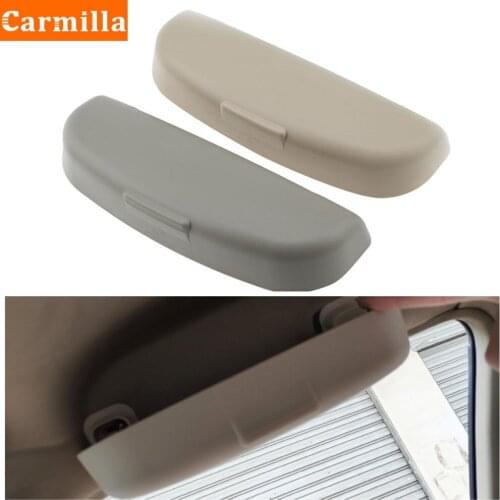 Car Sunglasses Holder Glasses Case Storage Box for Mitsubishi ASX for VW Golf Polo for Nissan Qashqai X-trail Lada Accessories