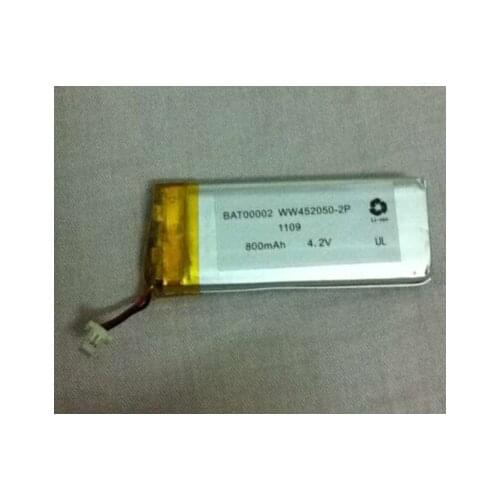 Free shipping WW452050-2P 800mAh 4.2V 3.7v 452050 402050 li-polymer battery lithium rechargeable battery