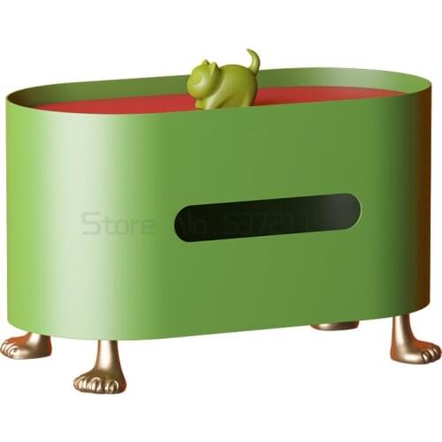 Household creative living room tea table multifunctional cat claw paper towel box creative high-grade light luxury drawer box