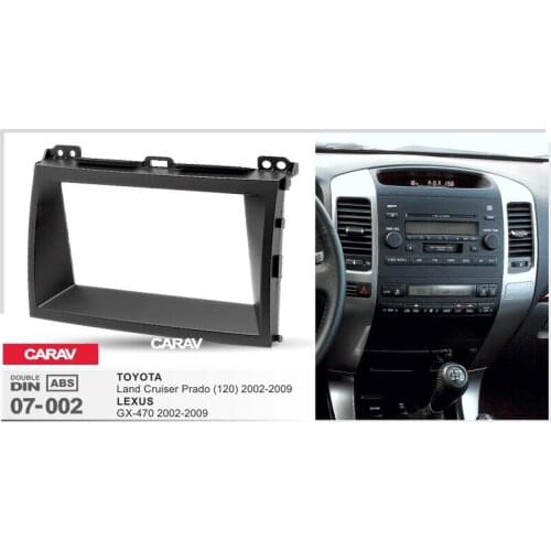 CARAV 07-002 Top Quality Radio Fascia for LEXUS GX (470) / Land Cruiser Prado (120) Stereo Fascia Dash CD Trim Installation Kit