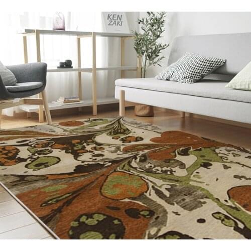 European retro vintage hand drawn abstract classical pattern bedroom floor pvc self-adhesive wallpaper