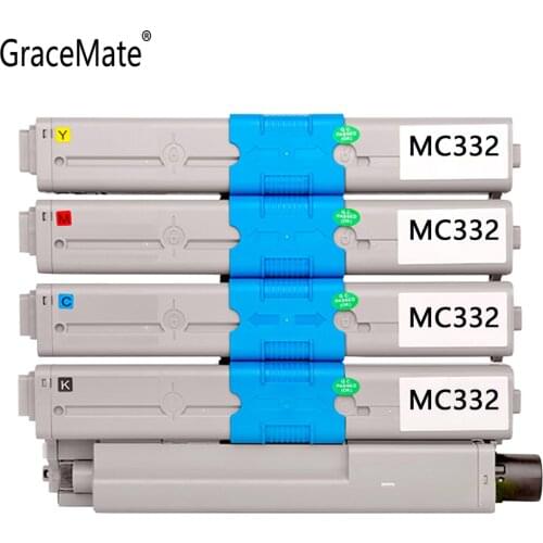 GraceMate Toner Cartridge Compatible for OKI C332 MC363 C332dn Printers Toner Cartridges Black and Color