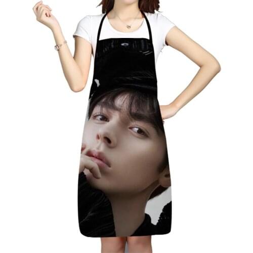Kristian Kostov Pattern Anti-Fouling Kitchen Aprons For Men Women Household Cleaning Cooking Baking Waist Bib 68x95cm 50x75cm