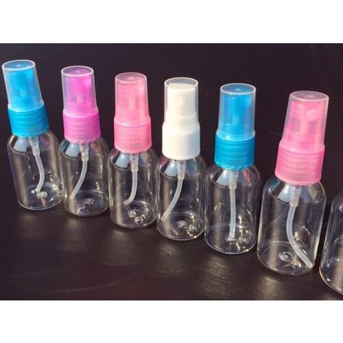 12X30ml Small Clear Empty Plastic Perfume bottle Spray Bottles Containers Sample Bottle perfume sample vials