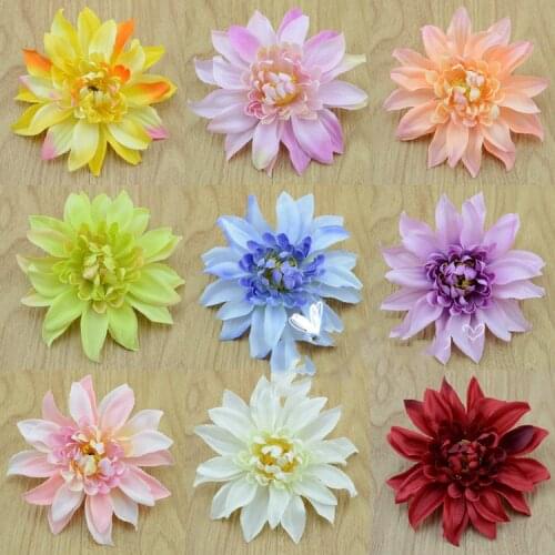 Artificial flowers simulation flower Dahlia Tianzhu diy flower garlands material hat hairpin hair accessories bride portrait wit