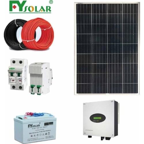 Mono poly panel 1000W-5000W Solar Panel Power System For home Off Grid