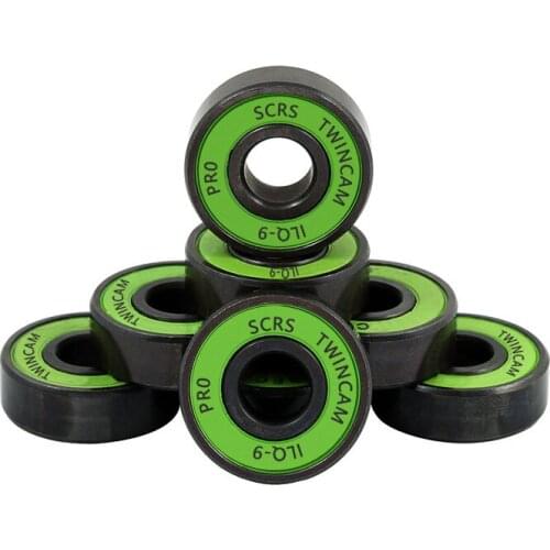 1Pair Color Random Chrome Steel Bearings High Performance Skate Wheel Skateboard Scooter Bearings Roller