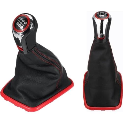 Dustproof Car Gear Shift Knob Gaitor Lever Shifter Boot for Mk4 Golf R32 Jetta Bora 1999-2005