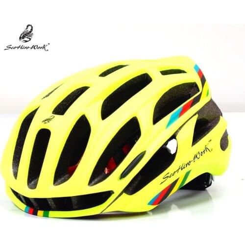 Hull Integrity Cycling Helmet With Led Size M&L Racing Mountain Road Bike Aero Helment MTB Adults Light Cyclist Bicycle Helmet