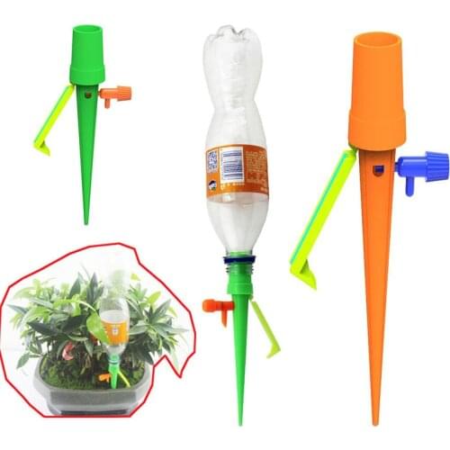 4/12pcs Auto Drip Irrigation System Automatic Watering Spike Garden Plants Flower Indoor Outdoor Waterers Bottle Dripper