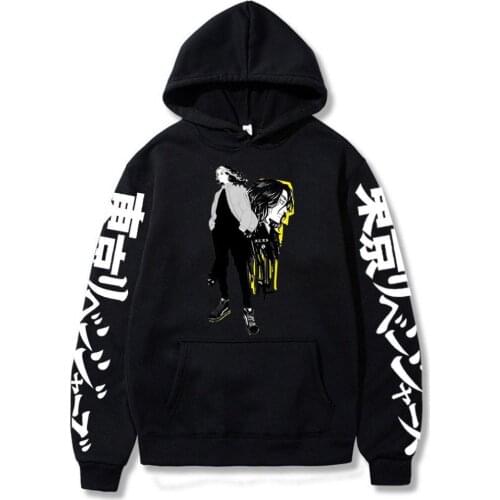 Funny Anime Keisuke Baji Tokyo Revengers Manga Long Sleeve Hoodies Clothing Harajuku Unisex Fashion Hip Hop Oversized Sweatshirt