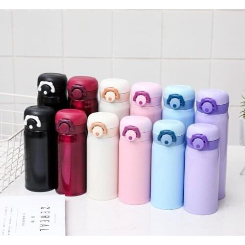 LDFCHENNEL 350/500ML Stainless Steel Thermos Cups Double Insulated Thermal Vacuum Flask Coffee Tea Travel Mug Bottle Kids Gifts