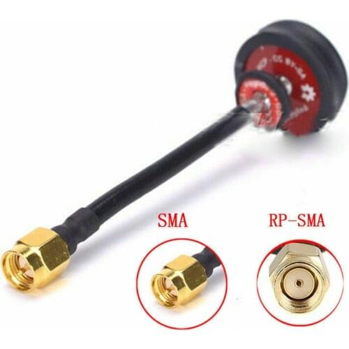 50W 5CM/1.97" 5.8G 5dBi Omni Pagoda Flat Panel Antenna Omnidirectional Replacement FPV Antenna RP-SMA SMA Optional
