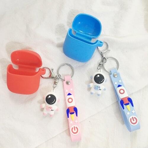 For JBL TUNE 220 / 225 TWS Earphone Protective Cover Cute cartoon astronaut Pendant Keychain Cover For JBL T220TWS case