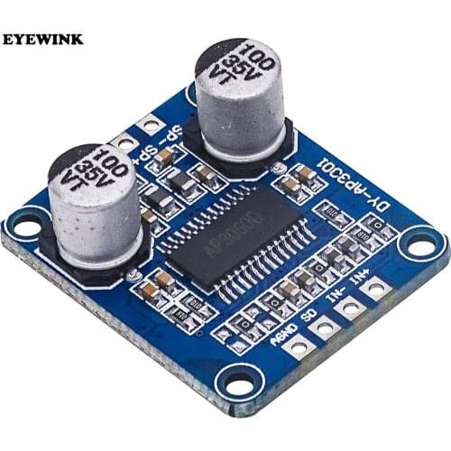 10W/20W/30W Class-D audio power amplifier module Wide supply voltage range 12V/24V DY-AP3001