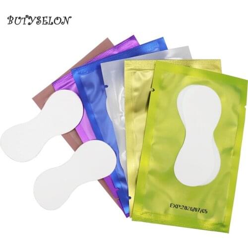 100Pairs/Lot Disporable Under Eye Pads Lashes Paper Patches Grafted Stickers for Eyelash Extension Makeup tools