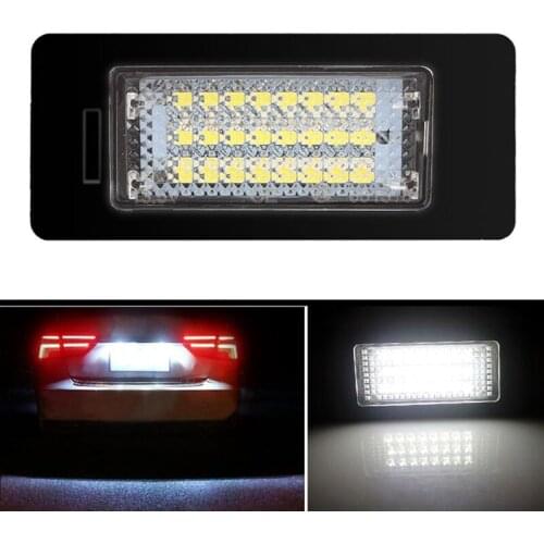 2Pcs/Lot LED Number License Plate Light Lamp For BMW E82 E88 E39 M5 E60 M5 E61 E90 E92 E93 M3 E70 E71 E72 1/3/5 Series X5 X6