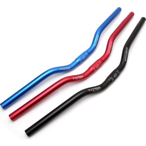 25.4mm 62cm Riser Bar For Mountain Road Bike Bicycle Aluminum Alloy Handlebar