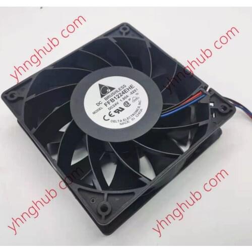 Delta Electronics FFB1224EHE 5Z51 DC 24V 1.5A 120x120x38mm 3-Wire Server Cooling Fan