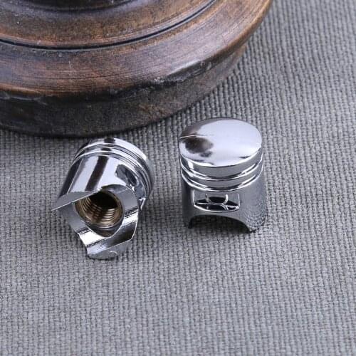 4 Pcs Universal Silver Car Wheel Tire Valve Stem Cover Car Tire Dust Cover Cover Truck Bicycle Motorcycle Atv Auto Parts