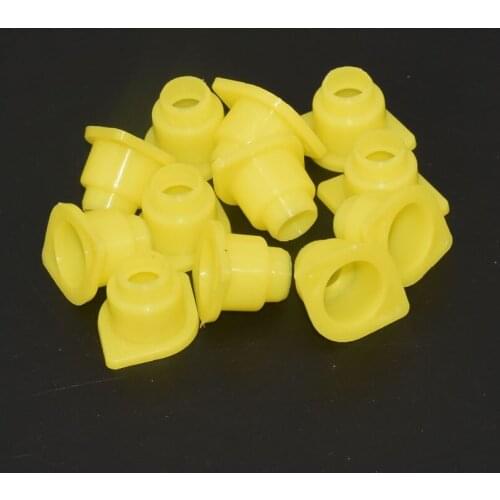 500 Pcs Beekeeping Tools Queen King Cage Accessories Fertility King Yellow Pedestal Guard Longwall Shield Queen Cage Cover
