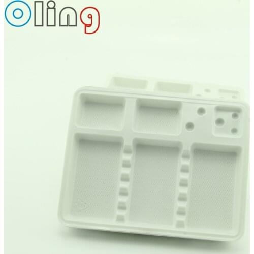 500pcs Dental Tray Disposable Consumable Plastic Pallets Tray Segregated Placed Appliances Autoclavable Dental InstrumentSL408