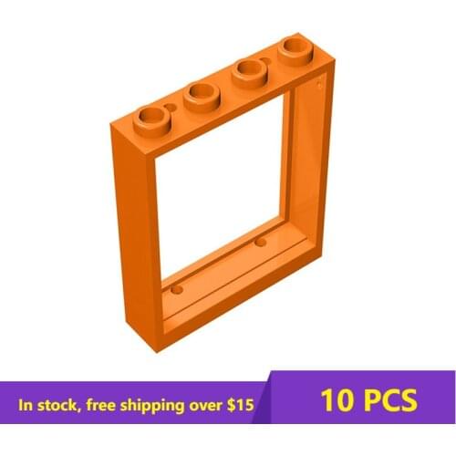 10PCS MOC Bricks Compatible Assembles Particles 6154 1x4x4 For Building Blocks Parts DIY Educational Parts Toys