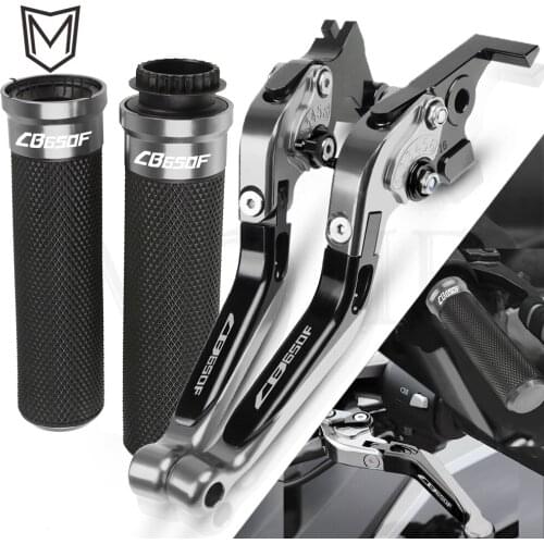 For Honda CB650F CB 650F CB 650 F CB650 F 2014-2018 2015 2016 2017 Motorcycle CNC Brake Clutch Levers Handlebar Hand Grips Set