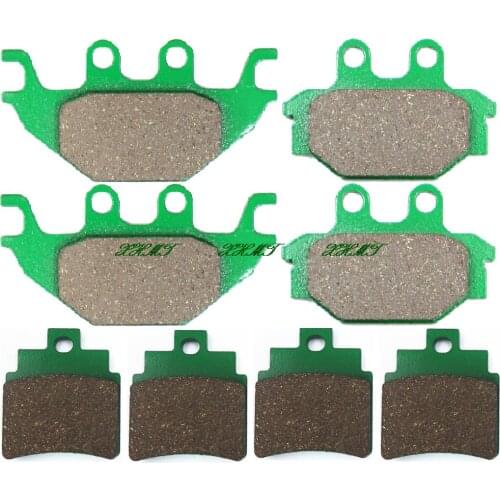 For KYMCO ATV 250 MXU 2004 - 2013 Disc Brake Pads Pill Front Rear 2012 2011 2010 2009 2008 2007 2006 2005