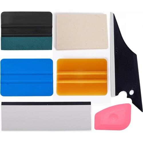 EHDIS 7Pcs Car Sticker Window Tint Tools Squeegee Kit Carbon Fiber Vinyl Wrap Scraper Tinting Tool Car Cleaning Wash Accessories