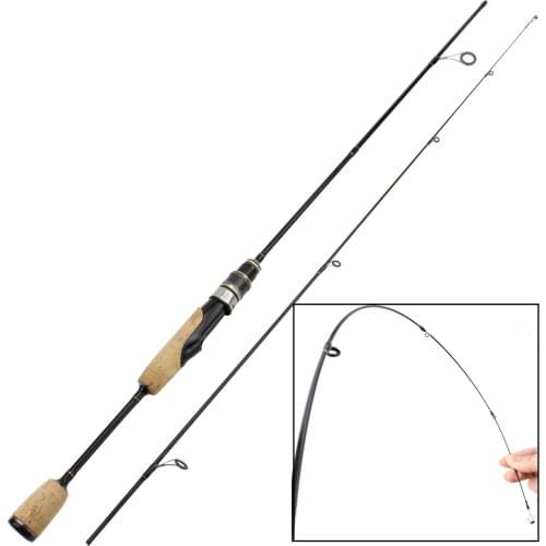 1.8M Carbon Lure Rod, Ultralight Spinning Bait Rod, Bait Weight 1-7g, Ul Power Slow Ultralight Lure Trout Spinning Casting Rod