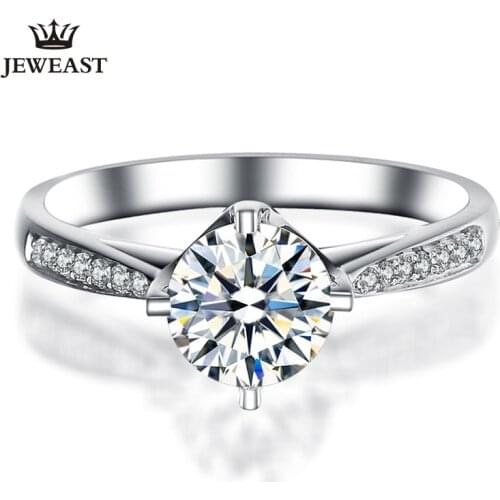 ZSG Natural diamond 18K gold Pure Gold Ring Real 18K gold Solid Gold Ring Trendy Classic Party Fine Jewelry Hot Sell New 2019
