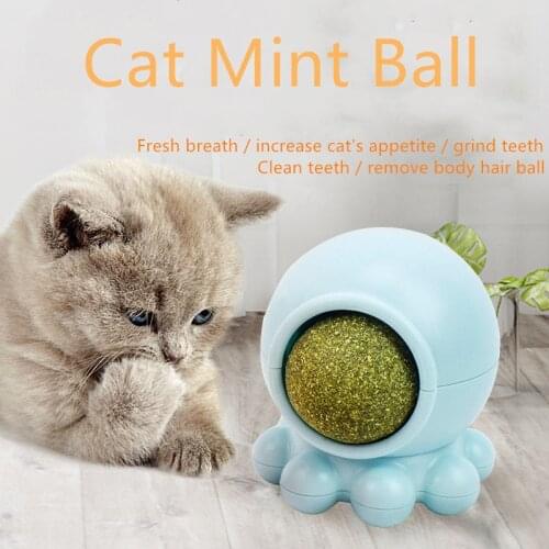 Cat Natural Catnip Toys For Cats Edible Teeth Catnip Toys Cat Snacks Catnip Interactive Ball Toy For Cats Remove Pet Bad Breath