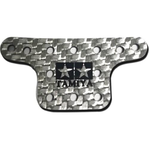 Counterweight Bracket 94976/95387 1.5mm silver Carbon Fiber Fixed Holder Trestle Support for RC Tamiya Mini 4WD Racing Car