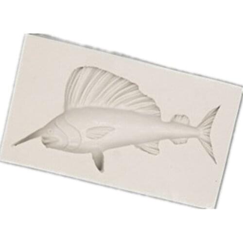 Luyou 1pc fish cake silicone mold fondant lace mold Birthday cake decorating tools chocolate gumpaste mold FM1972