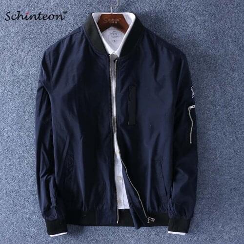 2018 Men Autumn Baseball Jacket Uniform Casual Outwear Flight Pilot Casual Jackets Navy Blue Army Green