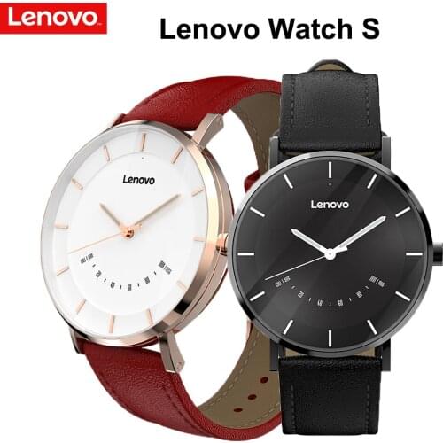 Original Lenovo Watch S Smart Watch Fashion Style Business Leisure Waterproof Quartz Watch For Women Smartwatch