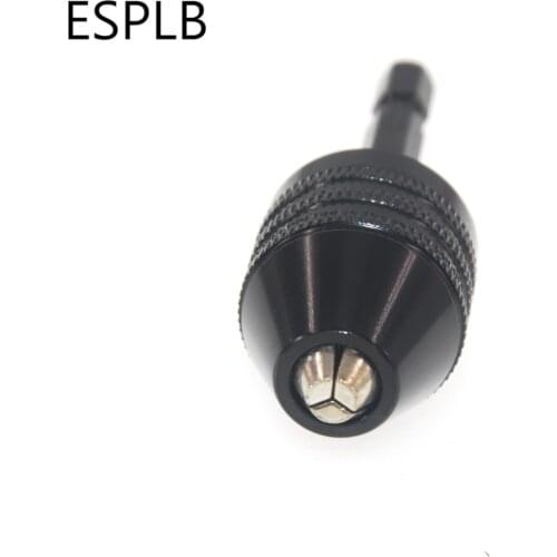 0.6-8mm Chuck Clamping Hex Shank Drill Keyless Adapter Impact Hole Driver Tool Accessories